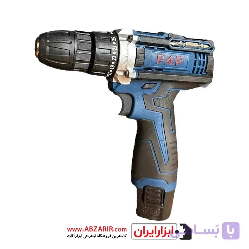 کیت 32 عددی دریل شارژی 12 ولت دو باطری پی ای پی مدل CD-1225 — تصویر 1
