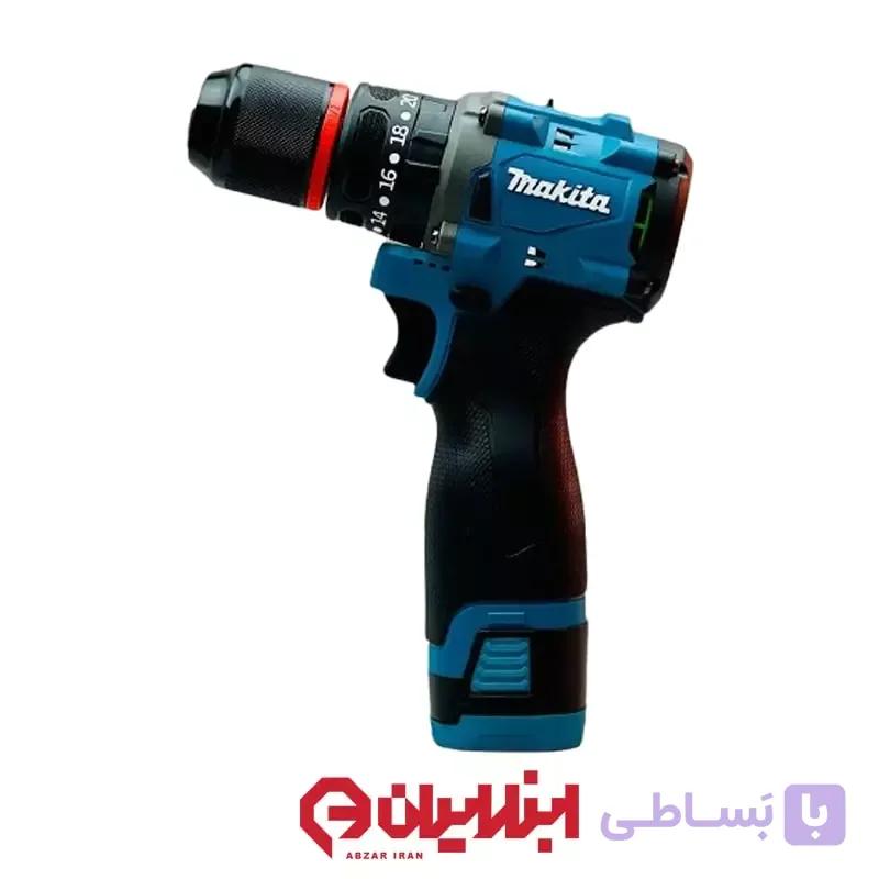 دریل شارژی ۱۳ میلیمتر سه نظام فلزی براشلس ۲۴ ولت طرح ماکیتا — تصویر 1
