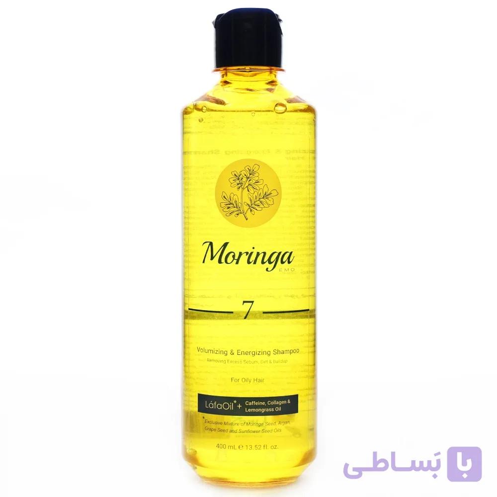 شامپو حجم دهنده موی چرب 7 مورینگا امو — تصویر 1