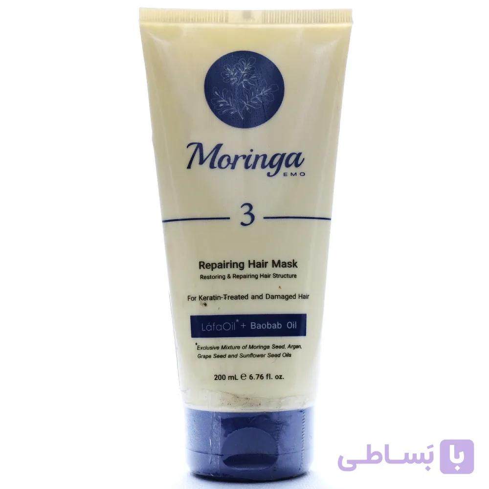 ماسک مو ترمیم کننده 3 مورینگا — تصویر 1