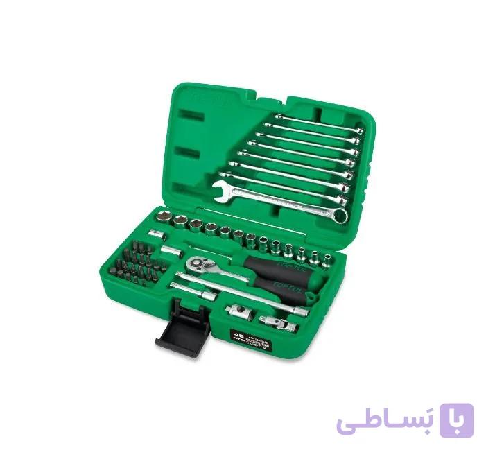 جعبه بکس و آچار 1/4  49 پارچه 6 پر تاپ تول – TOPTUL مدل GCAI4901