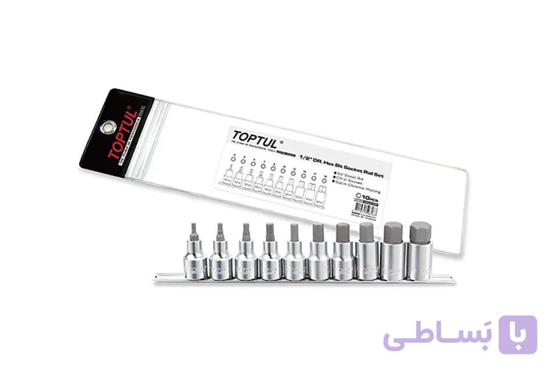 ست ریلی بکس آلنی 1/2 10 عددی 6 پر از سایز 4 تا 19 تاپ تول – TOPTUL مدل GAAG1005