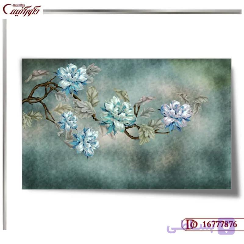 کاغذ دیواری سه بعدی گل 7876