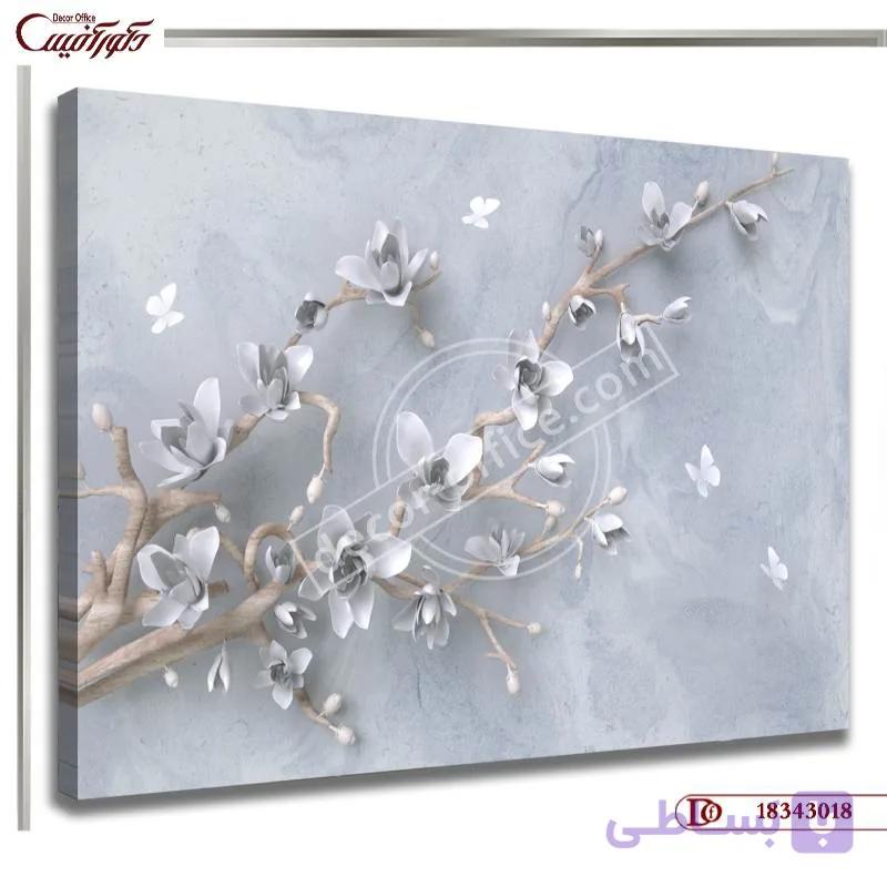 تابلو دکوراتیو گل سه بعدی R3018