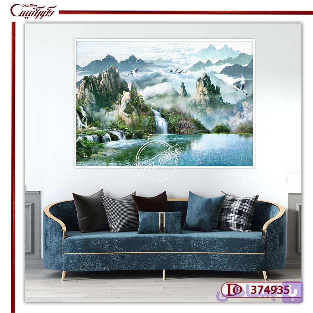 تابلو دکوراتیو منظره کوه R374935
