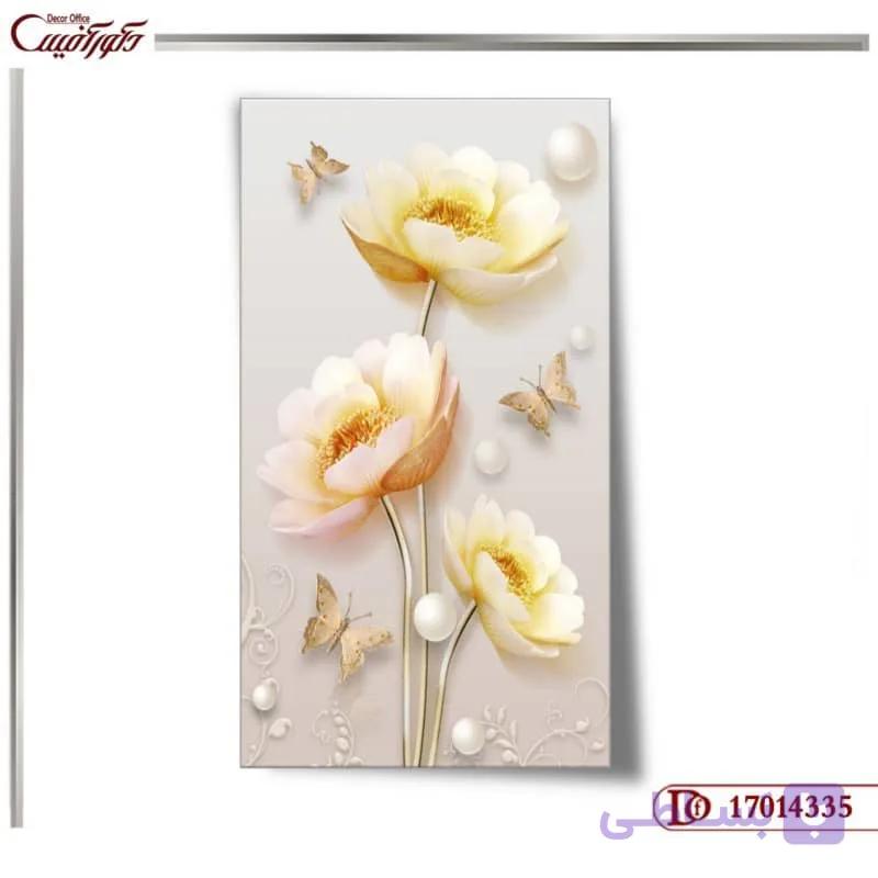 کاغذ دیواری سه بعدی گل 4335