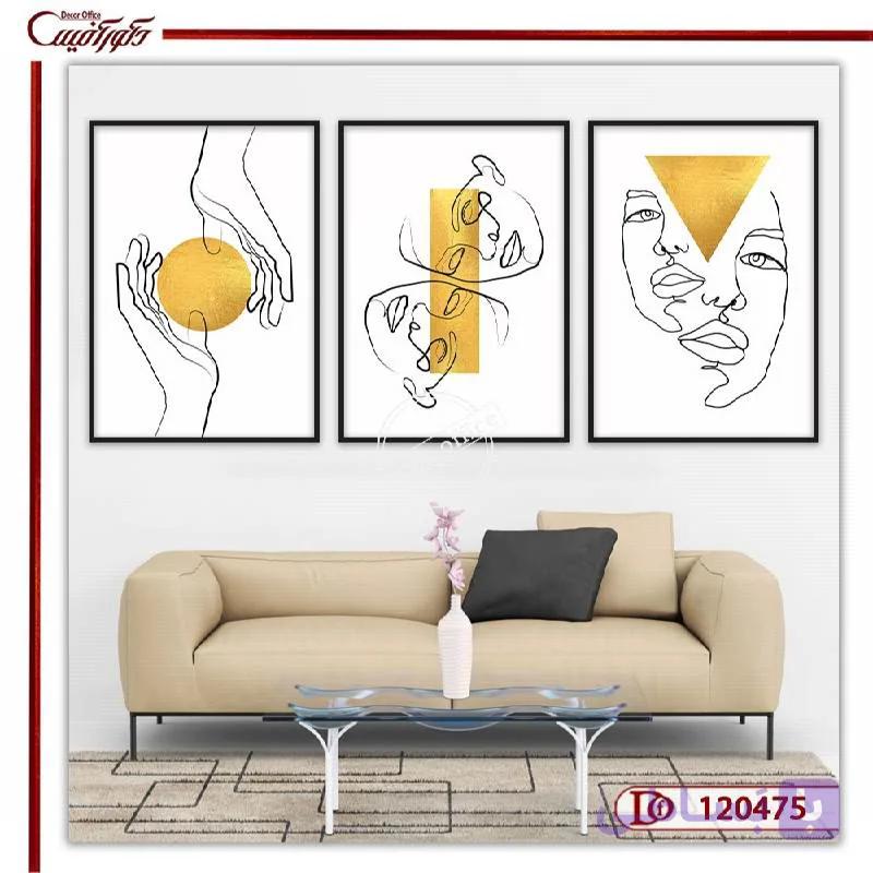 تابلو مینیمال چهره مدرن L120475