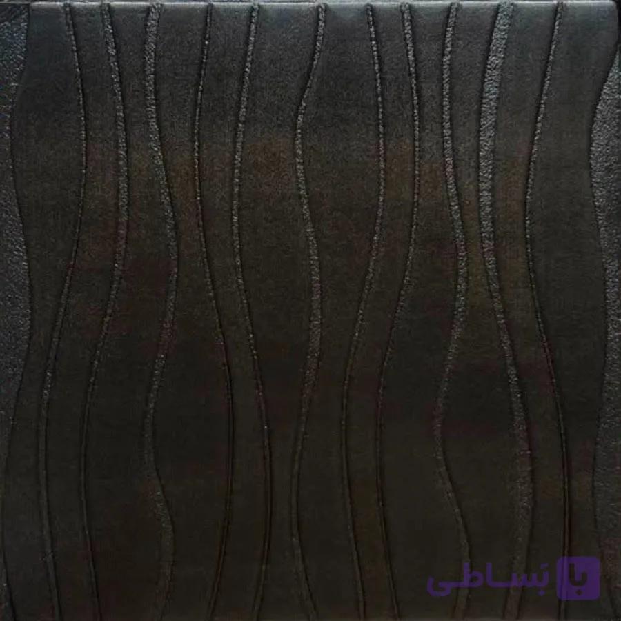 دیوارپوش فومی طرح موج (بامبو) مشکی کد 05-159 ابعاد 70در70 سانتیمتر — تصویر 1