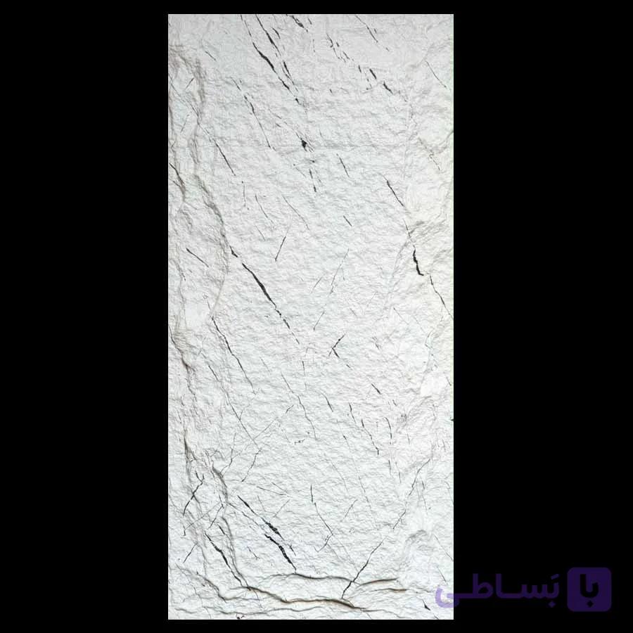 پنل صخره ای راک گرانیت سفید رگه مشکی قطر 3 سانتیمتر کد 103-RG — تصویر 1