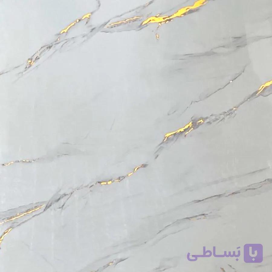 ماربل شیت سفید طلاکوب کد V1003 — تصویر 1