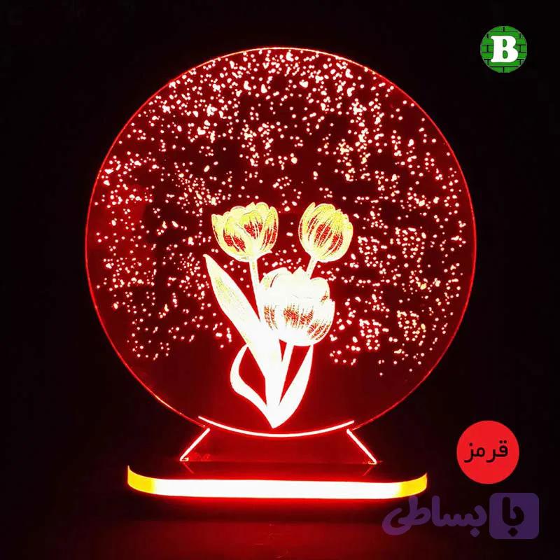 چراغ ال ای دی طرح گل — تصویر 1