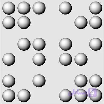 دیوارپوش سه بعدی طرح گوی HDC — تصویر 1