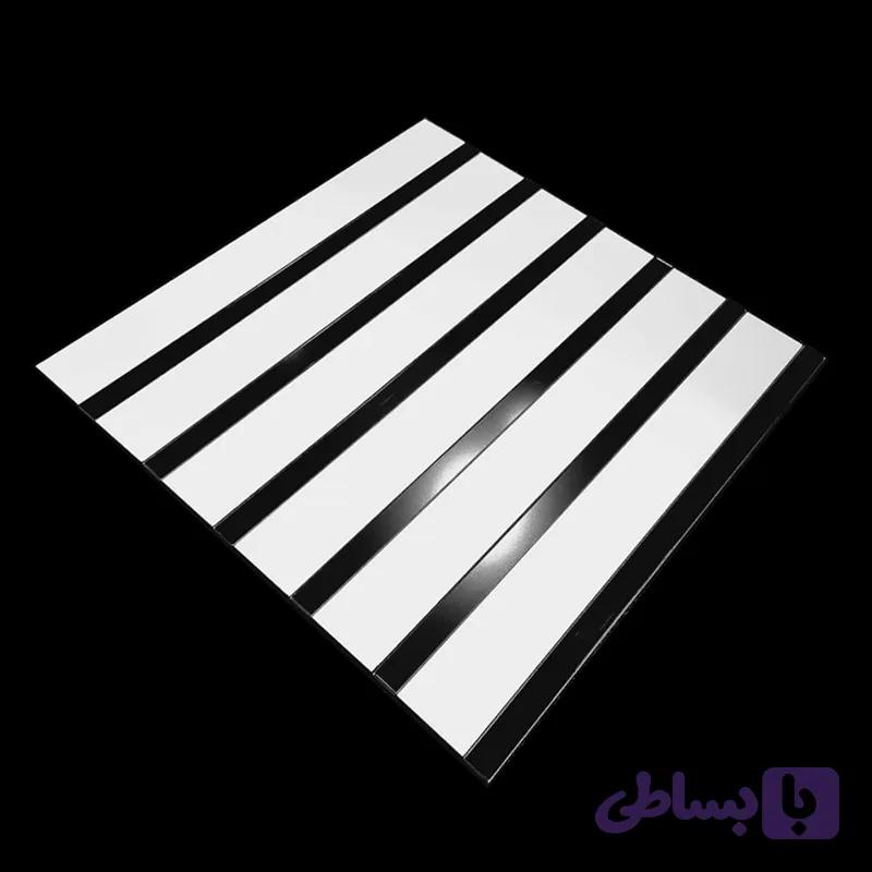 بین کابینتی سفید مشکی کیت کا L125