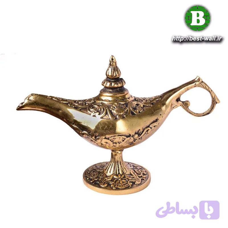 تندیس چراغ جادوی برنجی — تصویر 1