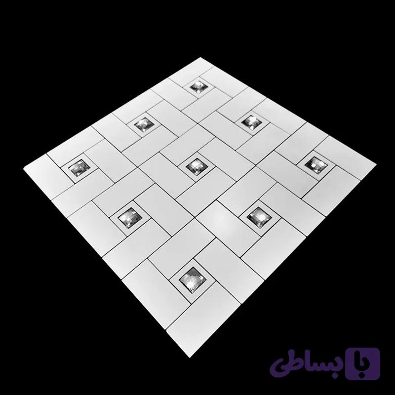 بین کابینتی سفید نگین دار R461