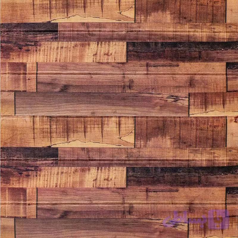 دیوارپوش فومی طرح چوب کد CC66 — تصویر 1
