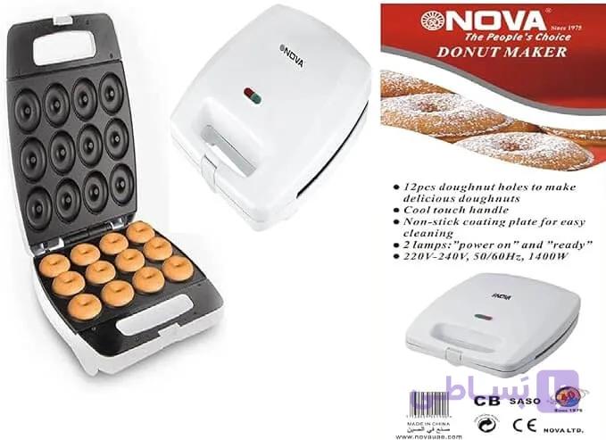 دونات ساز نوا NOVA DONUT MAKER مدل NT-199DMT — تصویر 1