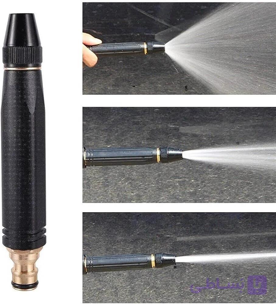 نازل کارواش دستی Spray Nozzle Water Gun سر شیلنگ افزایش فشار آب مدل LU-16 — تصویر 1
