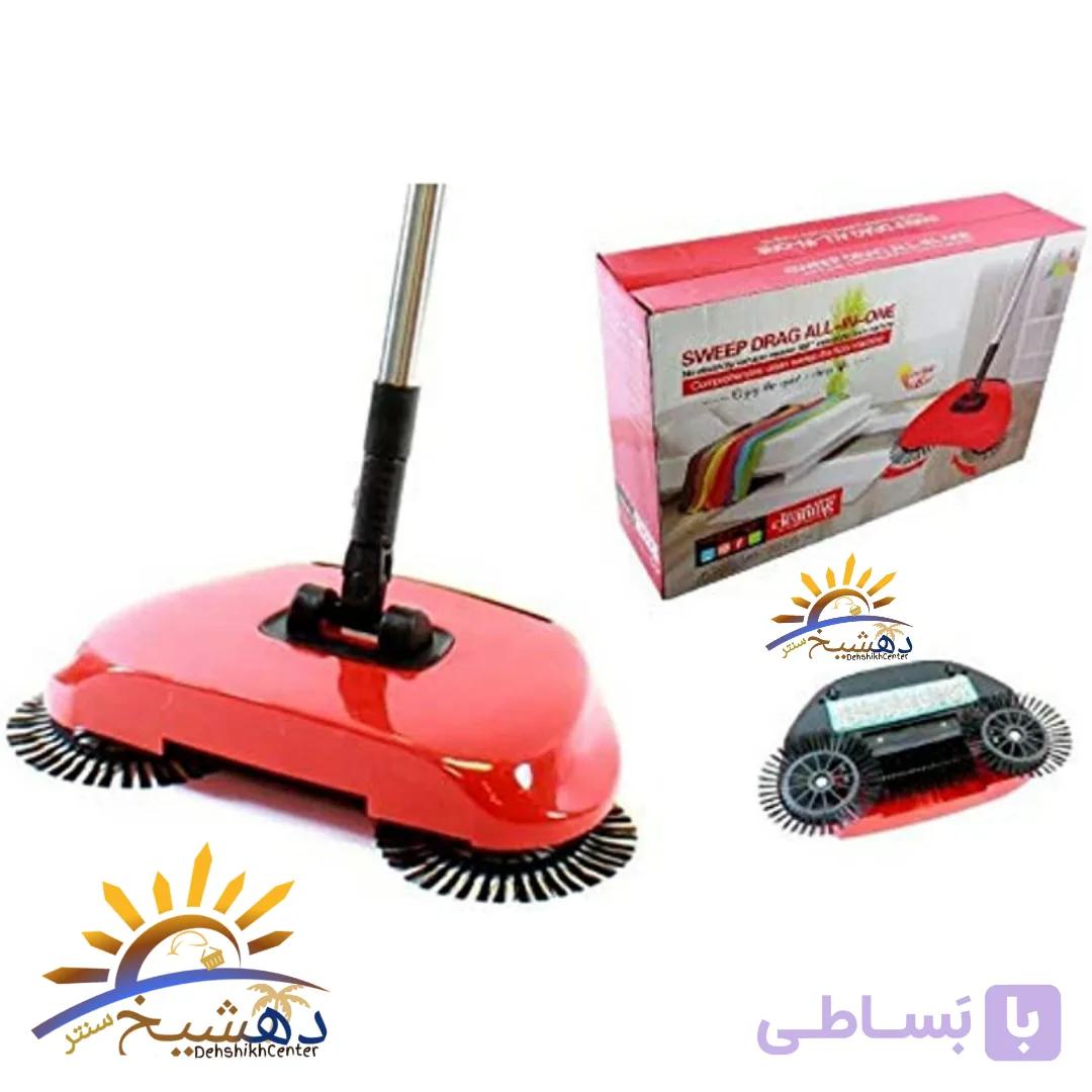 جارو دستی چرخشی 360 درجه Sweep Drag all-in-one