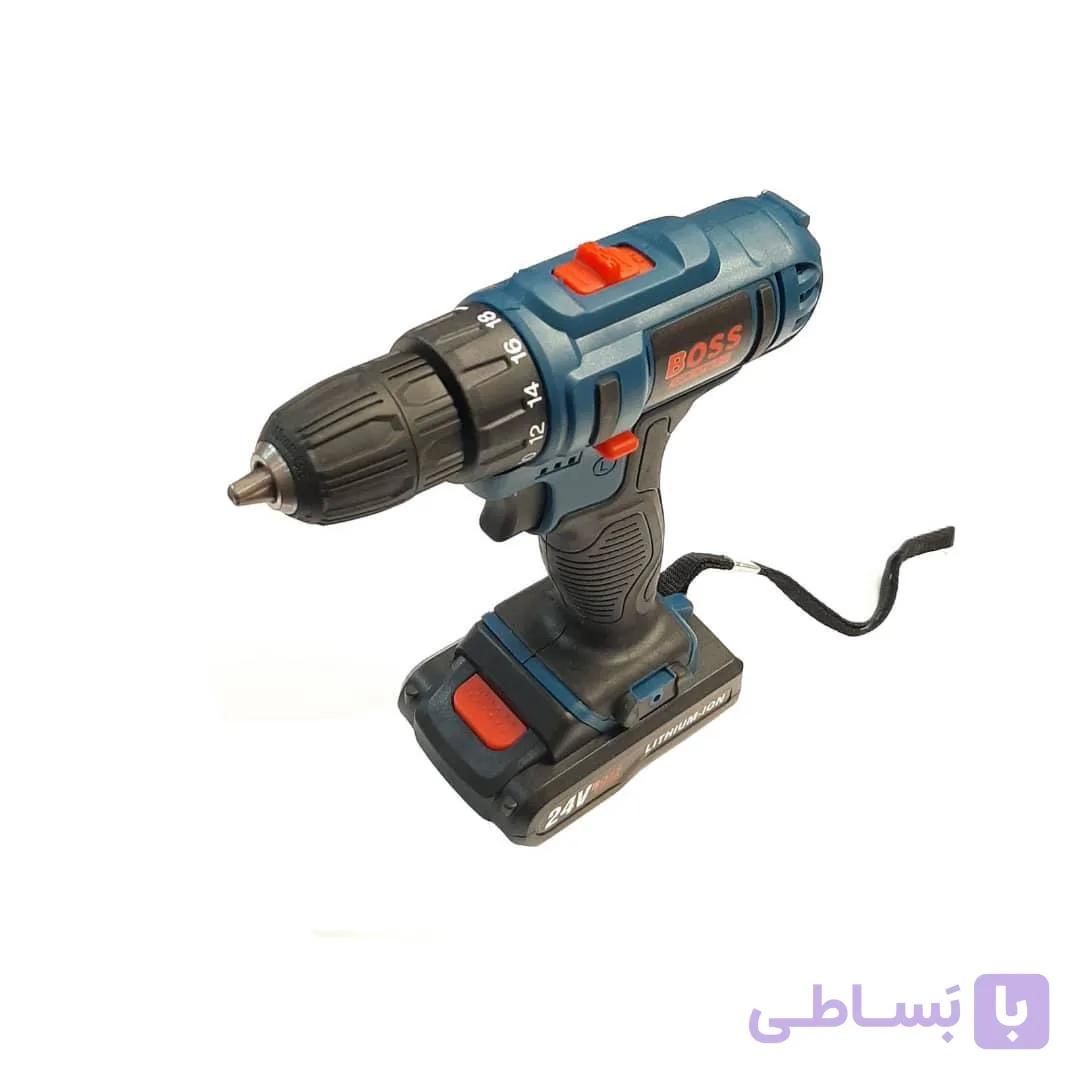 دریل پیچگوشتی شارژی چکشی باس ۲۴ ولت — تصویر 1
