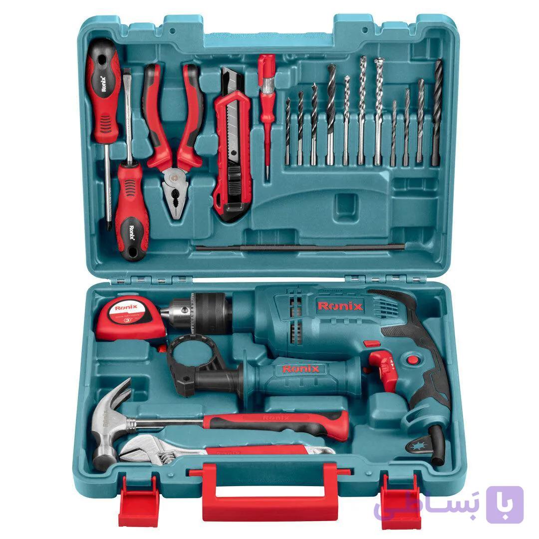 کیت دریل برقی چکشی 13 میلی متری کد 2250k