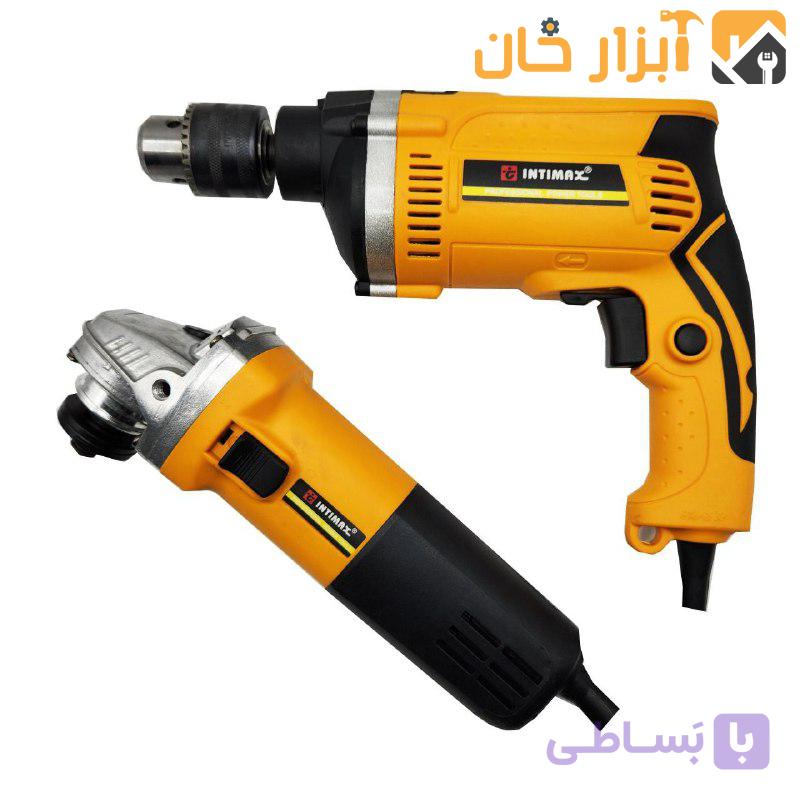 مجموعه دو عددی دریل و مینی فرز اولترا صنعتی اینتیمکس — تصویر 1