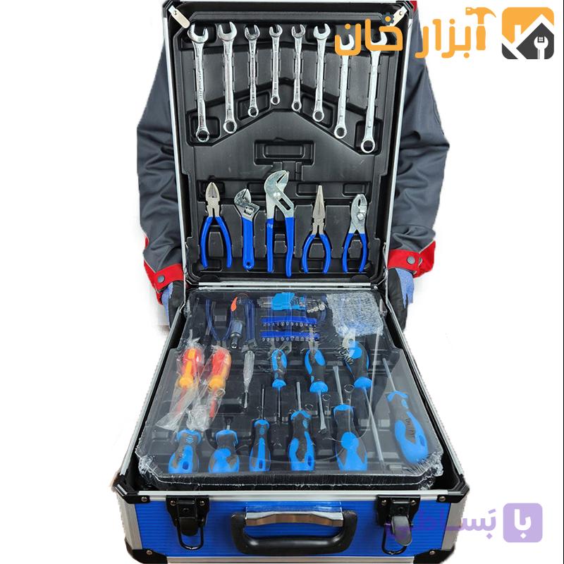 مجموعه جعبه بکس و ابزار ۱۸۷ عددی چمدانی اینتیمکس — تصویر 1