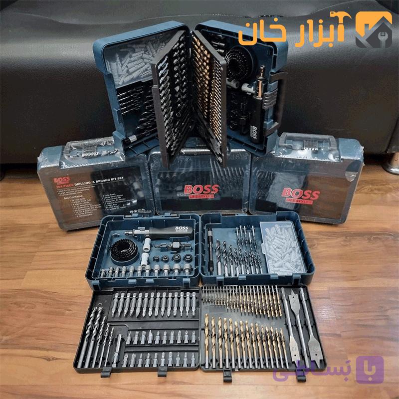 مجموعه مته و ابزار ۲۰۴ عددی باس