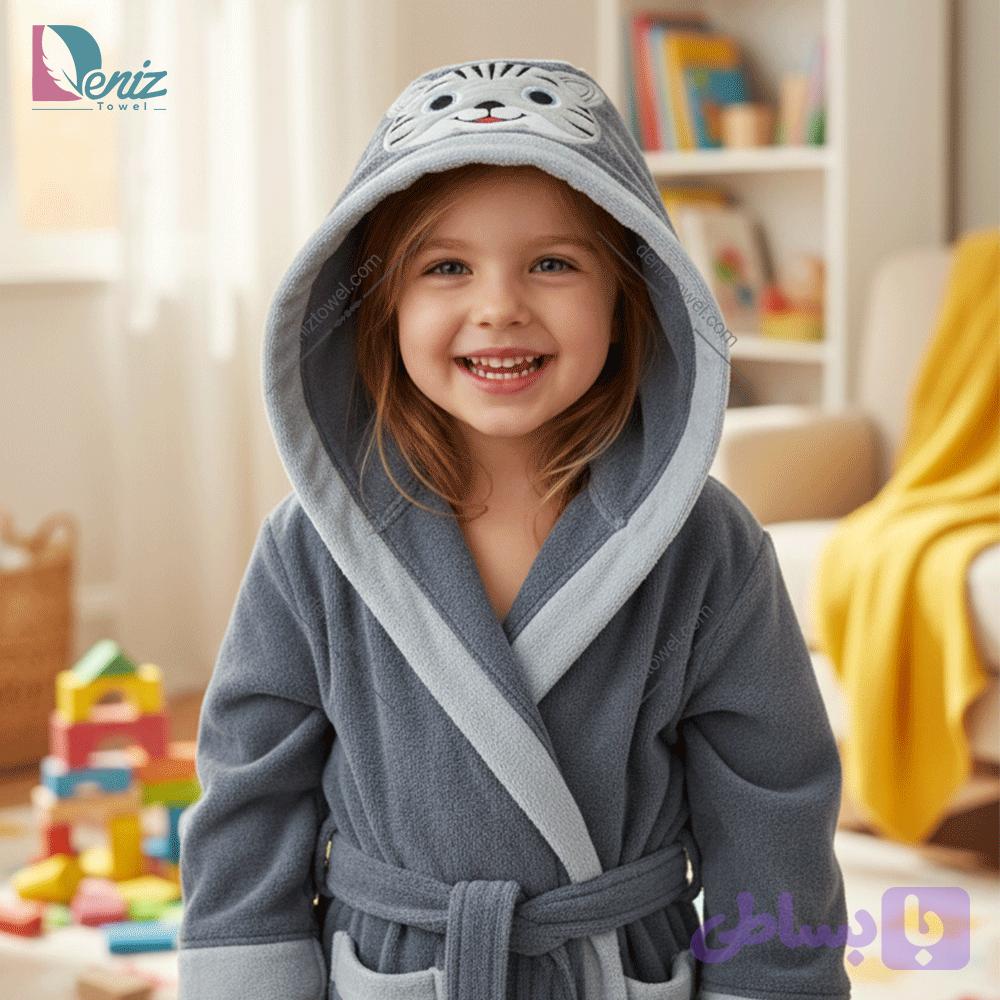 حوله کودک طرح گربه طوسی — تصویر 1