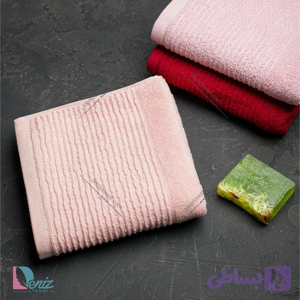 حوله دستی کلارک رنگ گلبهی