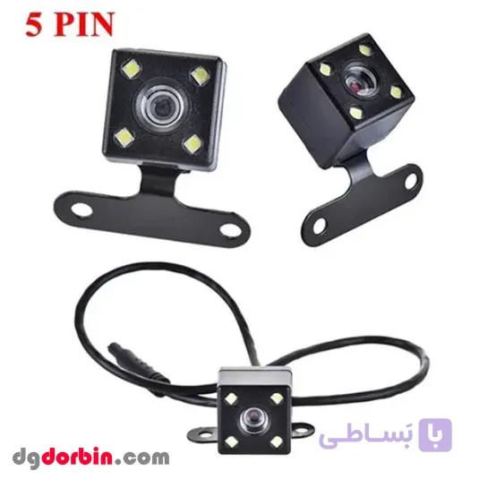 دوربین عقب خودرو 5 پین با کابل رابط مخصوص دوربین خودرو — تصویر 1