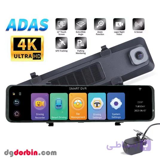 دوربین خودرو آینه ای 4K هوشمند 11 اینچ جی پی اس دار T20 — تصویر 1