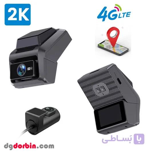 دوربین خودرو سیم کارت خور دو دوربین 2K مدل M7 — تصویر 1