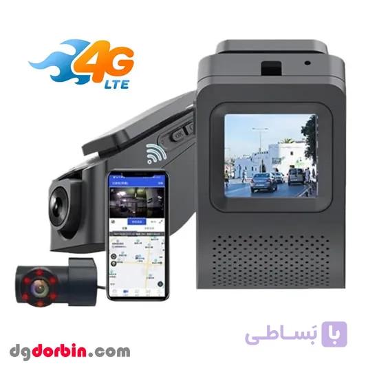 دوربين خودرو سيم كارت خور 4G دو دوربین مدل K19-F — تصویر 1