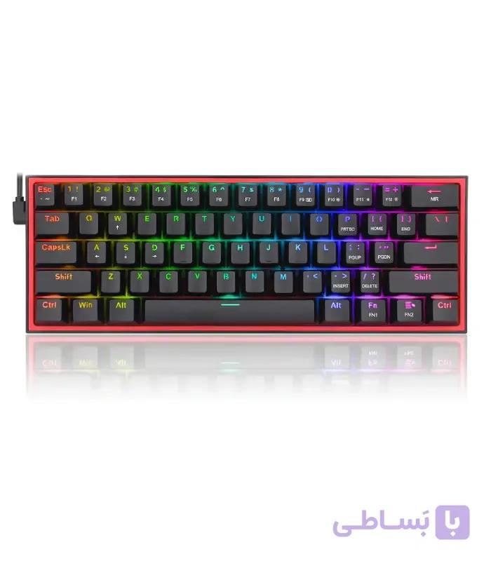 کیبورد گیمینگ باسیم ردراگون مدل FIZZ K617-RGB 40% — تصویر 1