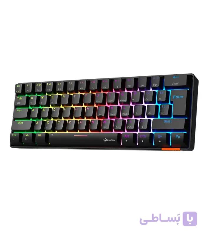 کیبورد گیمینگ میشن مدل MT-MK005BT بی سیم و با سیم — تصویر 1