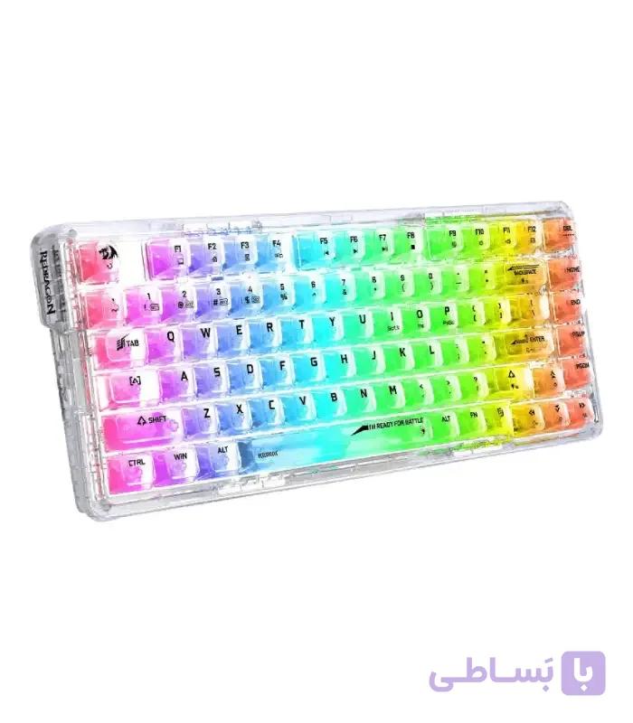 کیبورد گیمینگ باسیم ردراگون مدل ELF K649CT-RGB-PRO 75% — تصویر 1