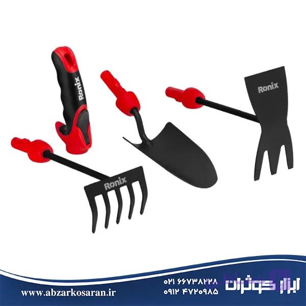 کیت ابزار باغبانی سطلی تاشو 5 پارچه رونیکس Ronix مدل RS-0009 — تصویر 1