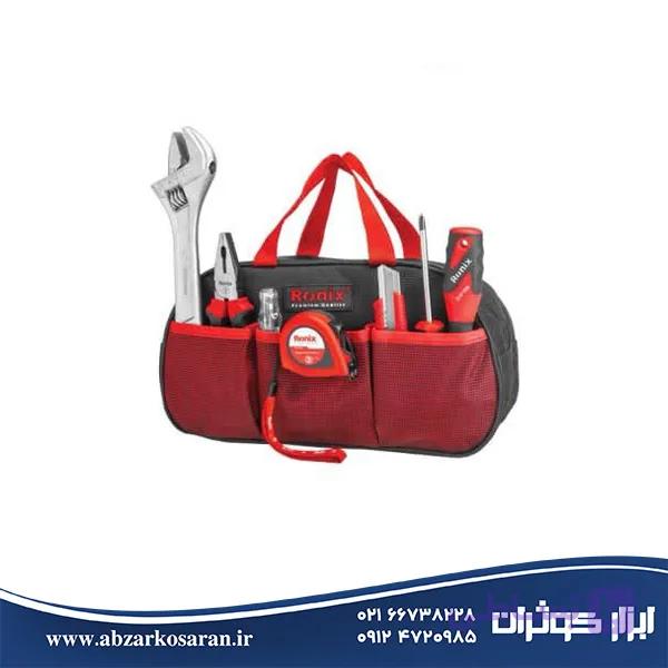 کیف ابزار و متعلقات 8 عددی رونیکس Ronix مدل RS-3001