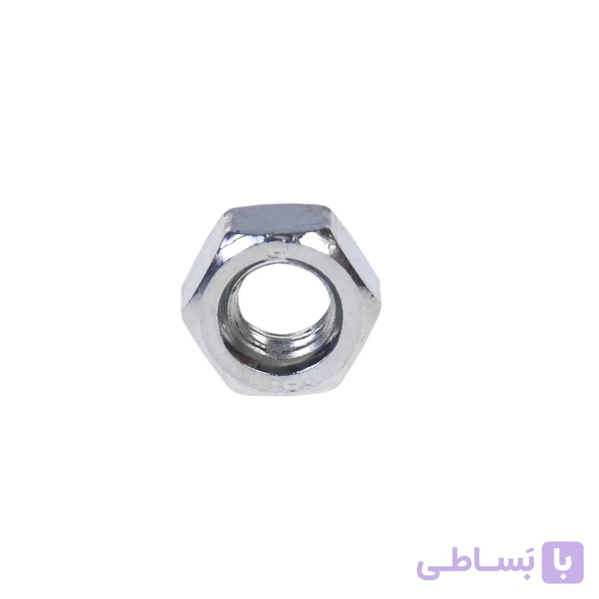 مهره معمولی سفید سایز 6 — تصویر 1