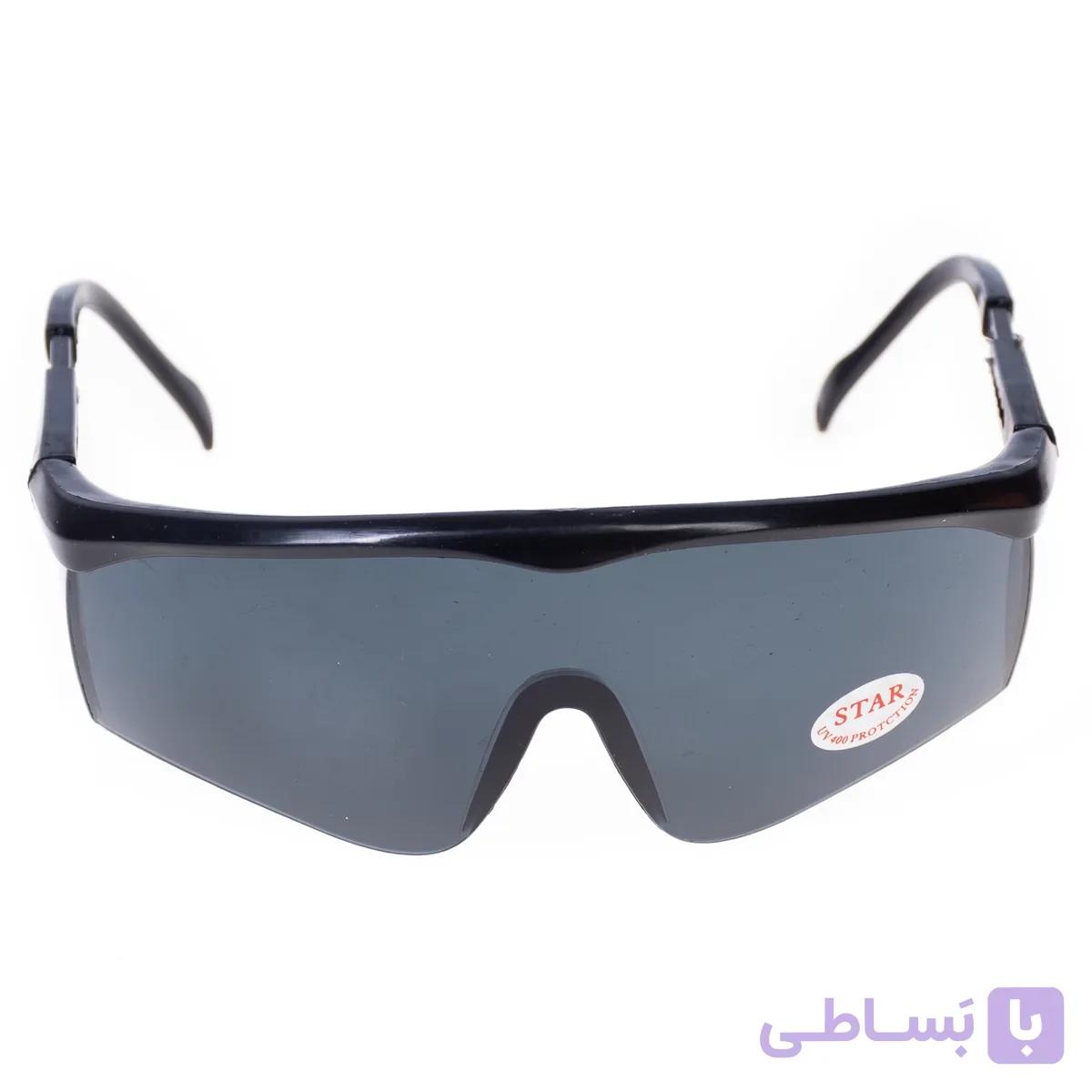 عینک ایمنی دودی استار دسته کشویی — تصویر 1