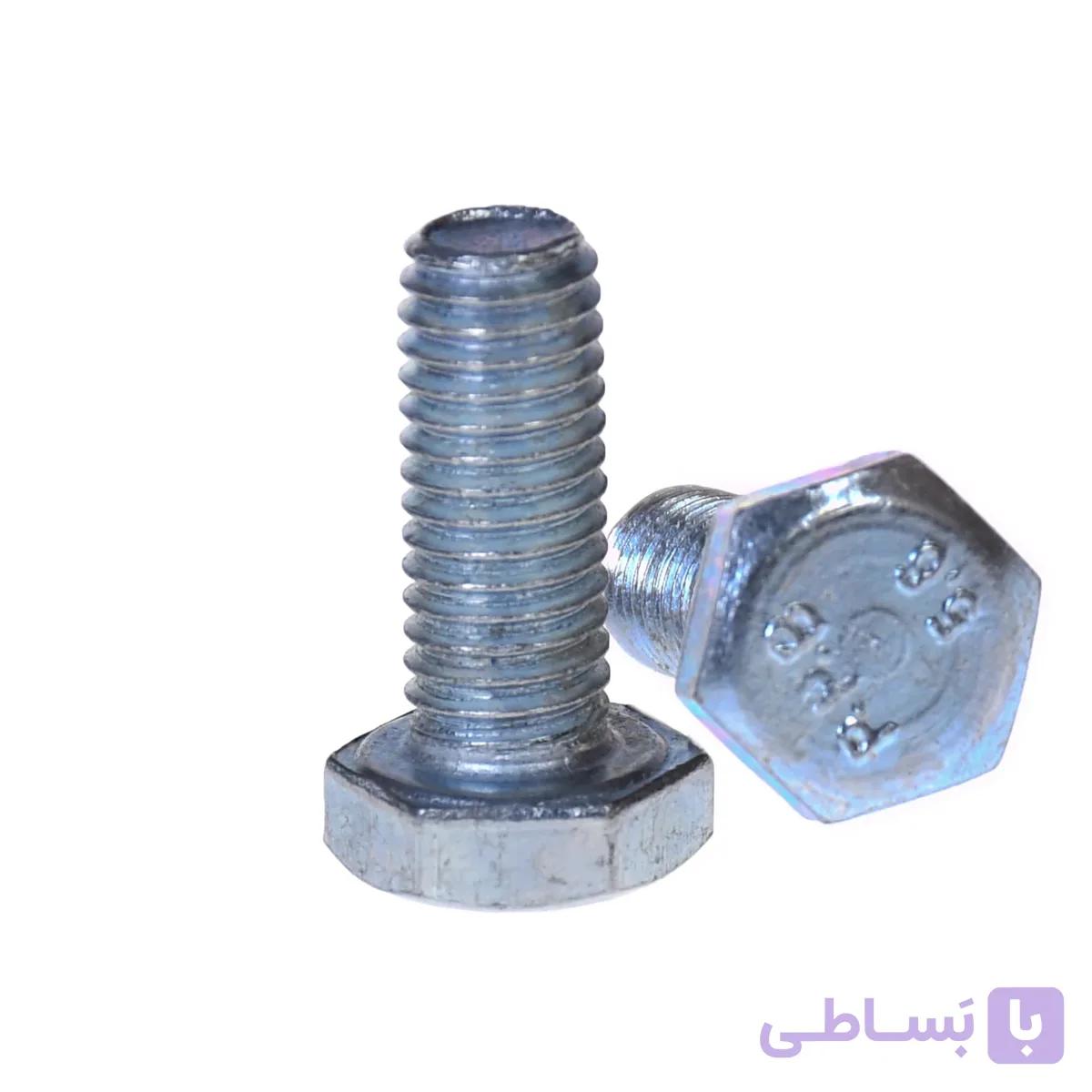 پیچ آچار خور سفید سایز 55×8 — تصویر 1
