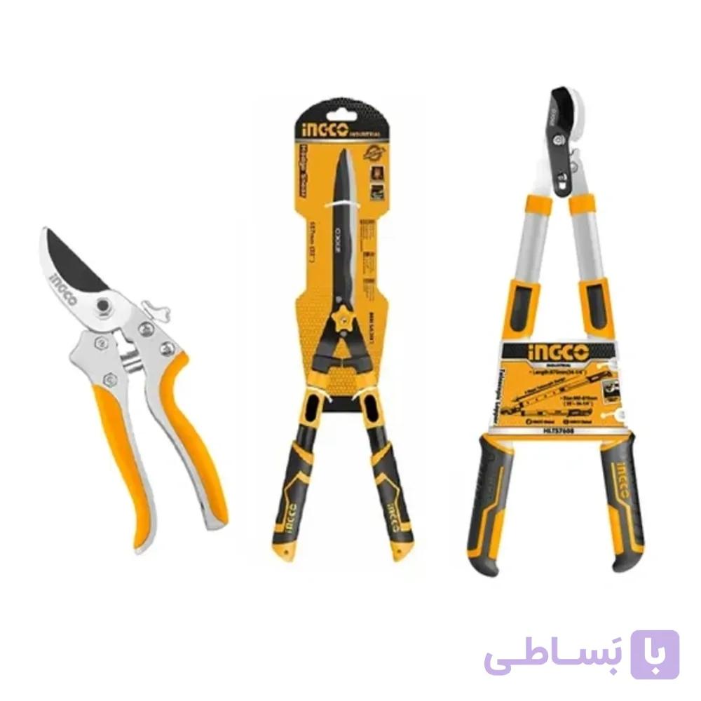مجموعه 3 عددی قیچی باغبانی اینکو مدل HLT93301 — تصویر 1