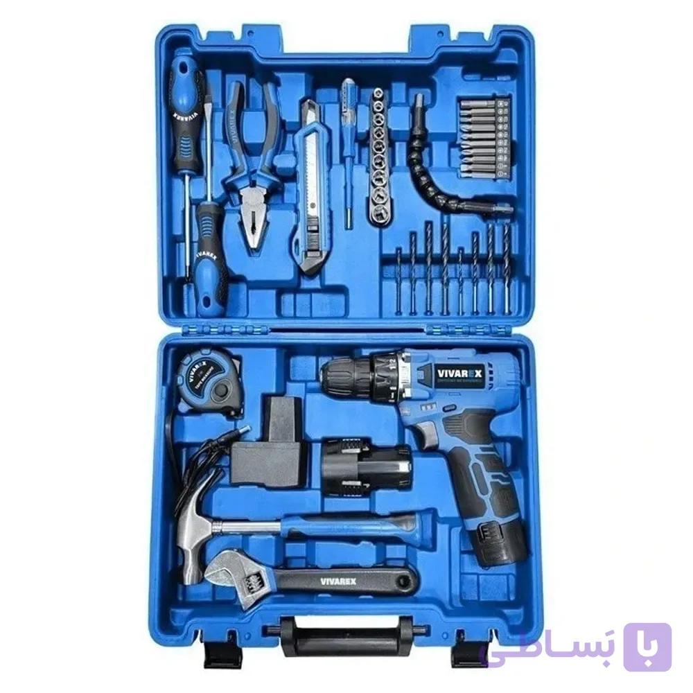مجموعه ۴۰ عددی دریل شارژی ویوارکس مدل VR1240-CDK — تصویر 1