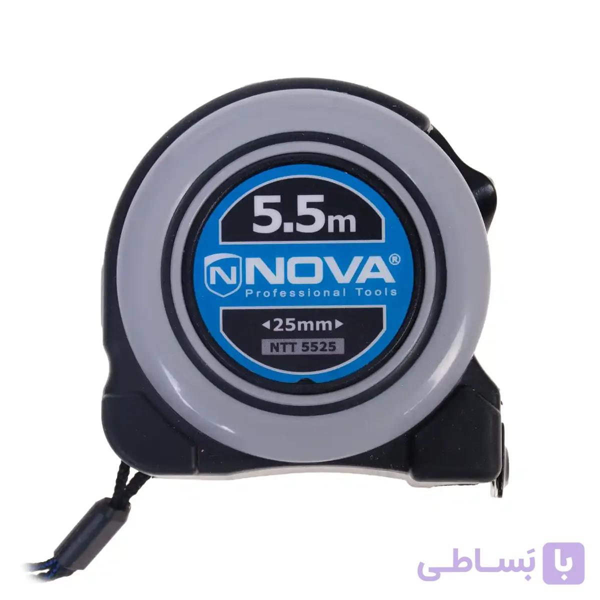 متر نووا مدل NTT5525 طول 5.5 متری — تصویر 1