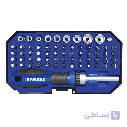 مجموعه ۶۳ عددی سری پیچ گوشتی و سری بکس ویوارکس مدل VR6365-SD — تصویر 1