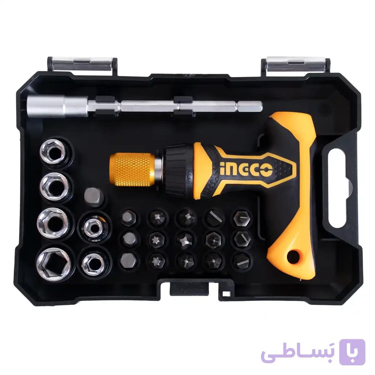 مجموعه 24 عددی سری پیچ گوشتی و سری بکس اینکو مدل HKSDB0188 — تصویر 1
