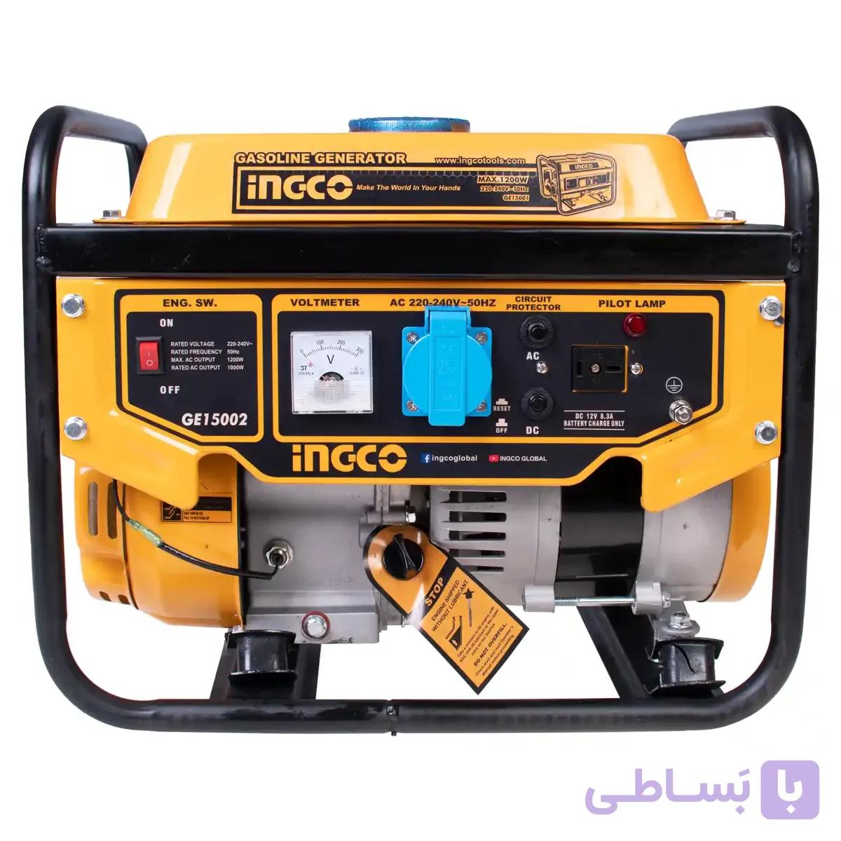 ژنراتور برق بنزینی 1200 وات اینکو مدل GE15002 — تصویر 1