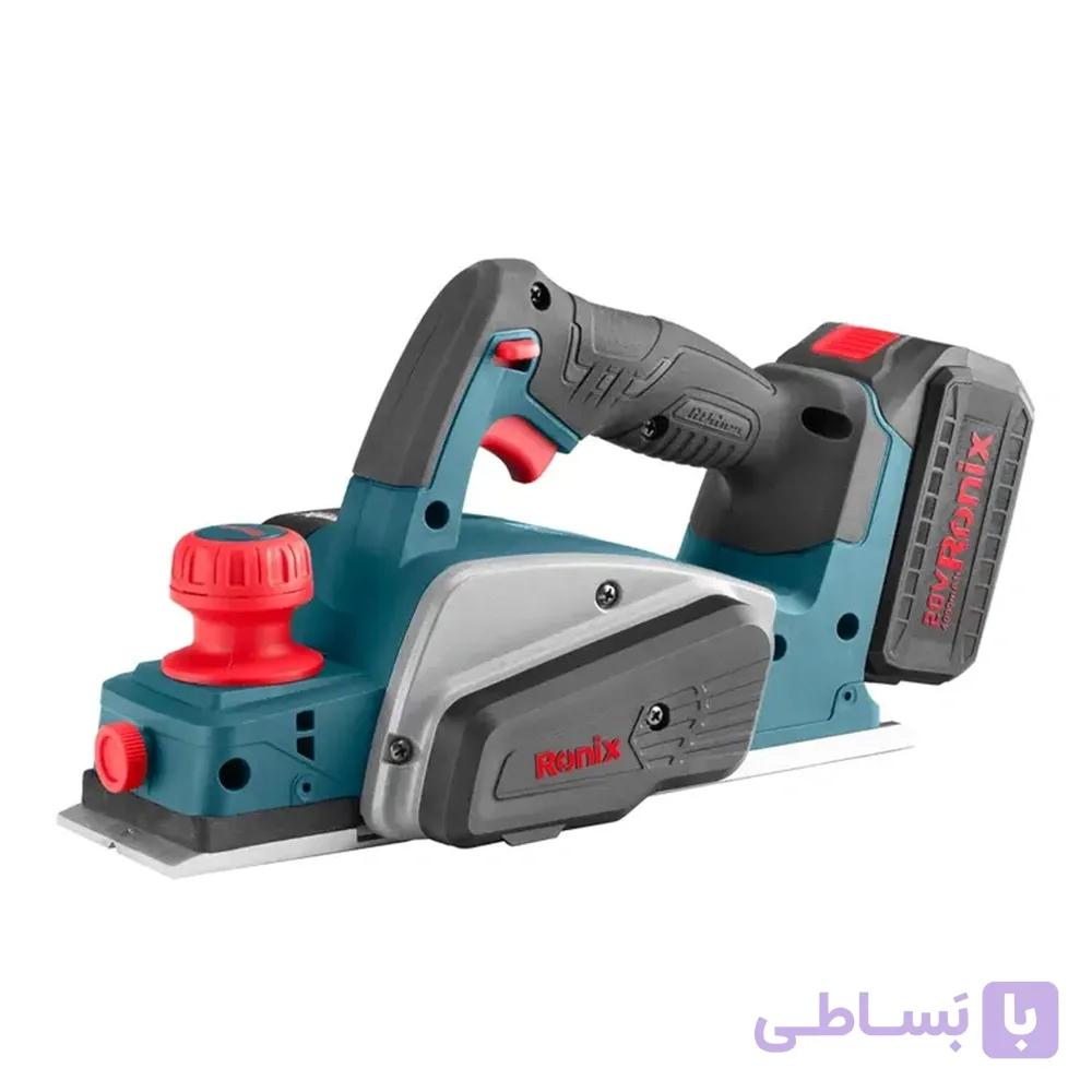 رنده نجاری شارژی 20 ولت رونیکس مدل 8603 — تصویر 1