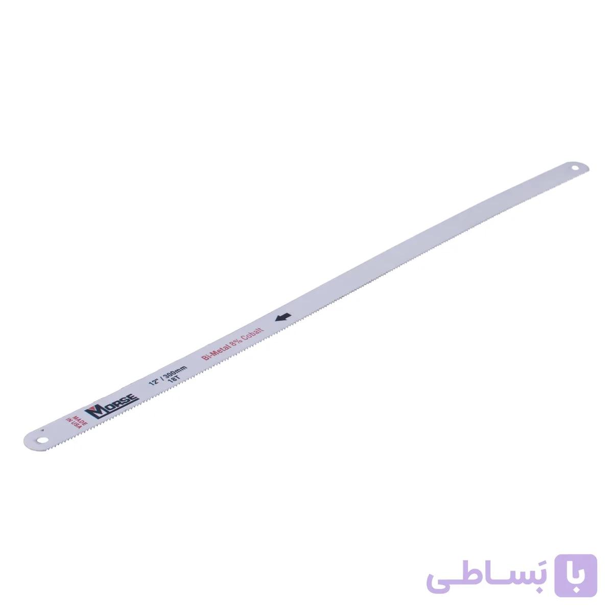 تیغ کمان اره آهن بر مورس سایز 12 اینچ رنگ سفید — تصویر 1